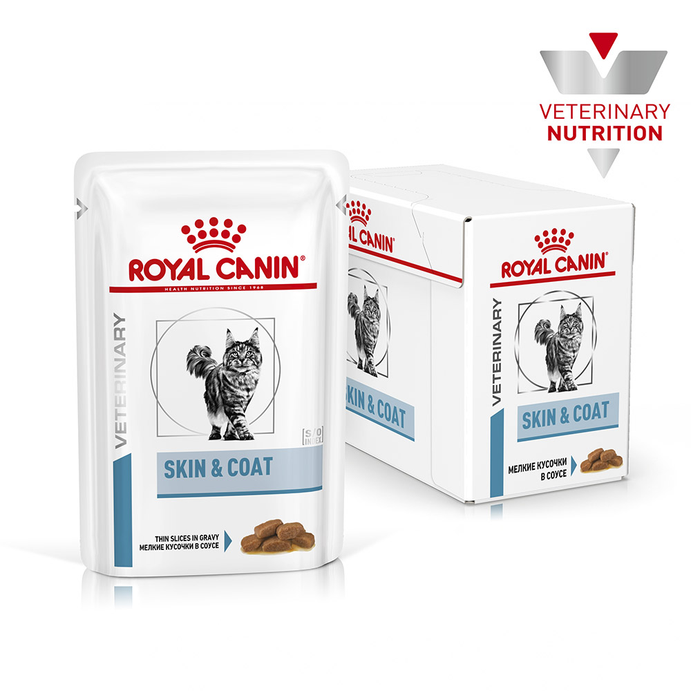 Консервы Royal Canin Skin & Coat Feline для кошек и котят
